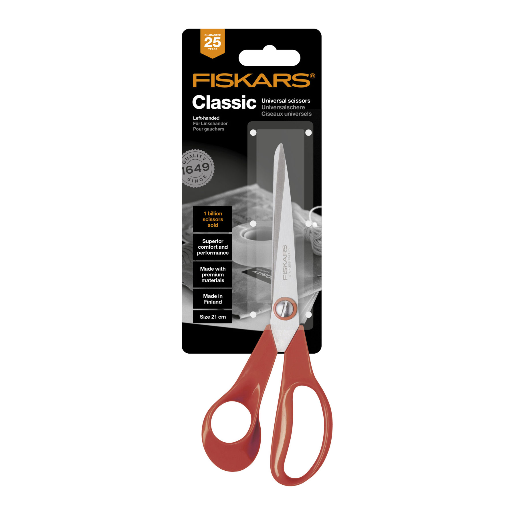 Universalsax Fiskars Classic 21 cm Vänsterhänt
