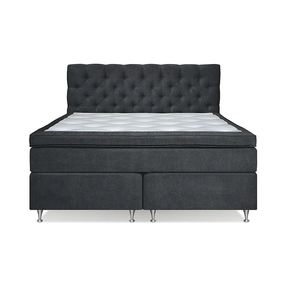 Joluma Komplett Sängpaket Kontinentalsäng 180x200 180x200, Svart