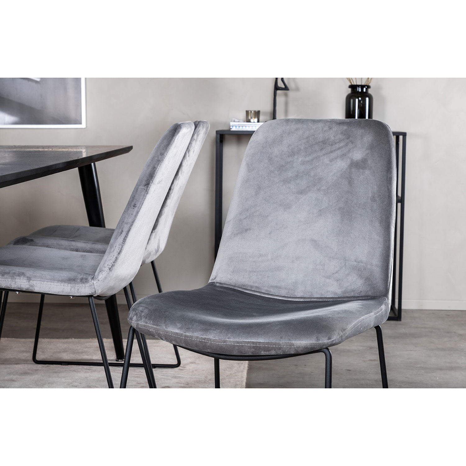 Matgrupp Venture Home Dipp med 6 Muce stolar