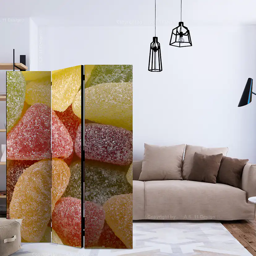 Rumsavdelare Arkiio Tasty Fruit Jellies 135x172 cm