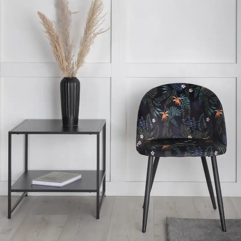 Matstol Venture Home Velvet Blommönstrad