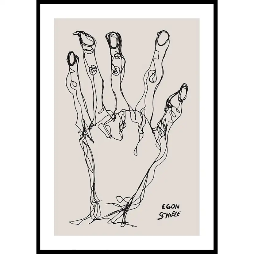 Poster Gallerix Egon Schiele Hand