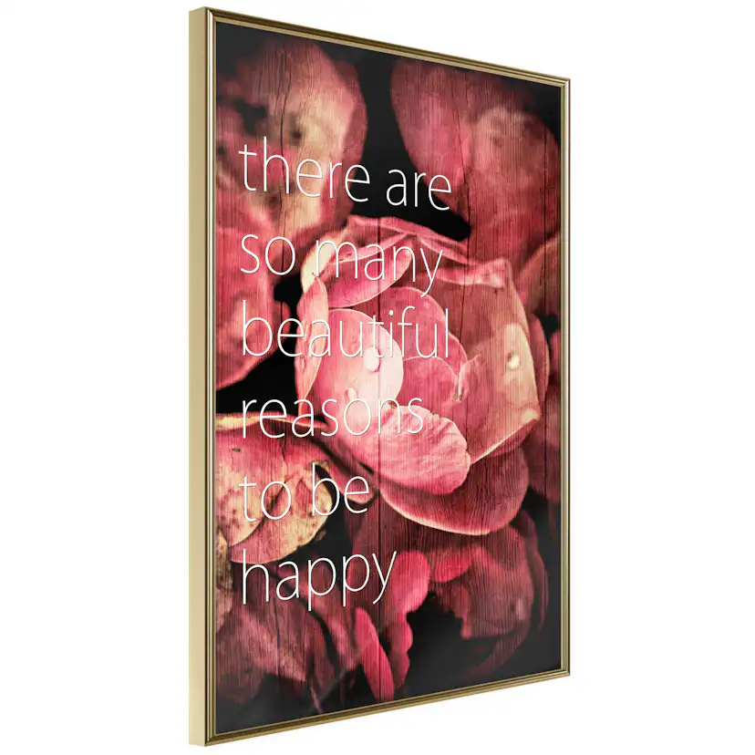 Poster Artgeist Affisch There Are so Many Beautiful Reasons to Be Happy