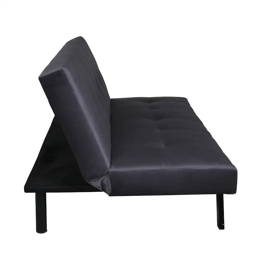 Bäddsoffa Venture Home Bodil Grå Sammet 2-sitssoffa 180x80x55 cm 1 Sovplats