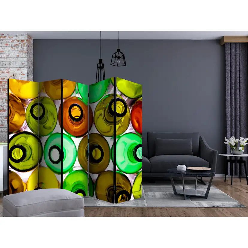 Rumsavdelare Arkiio Bottles Background II 225x172 cm