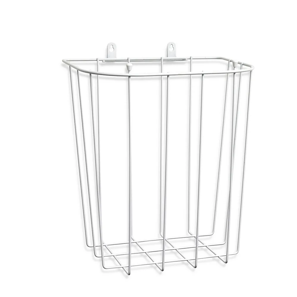 Papperskorg Habo Vit Avfallskorg i Ståltråd för Kök & Bad