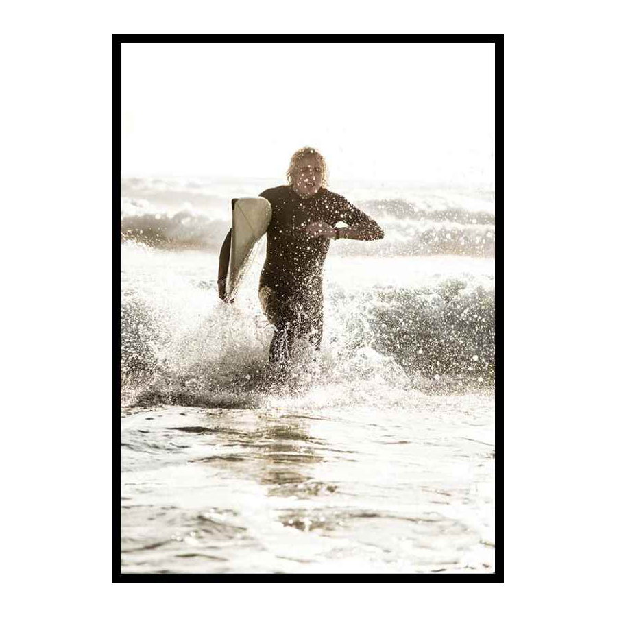 Poster Gallerix Running Surfer