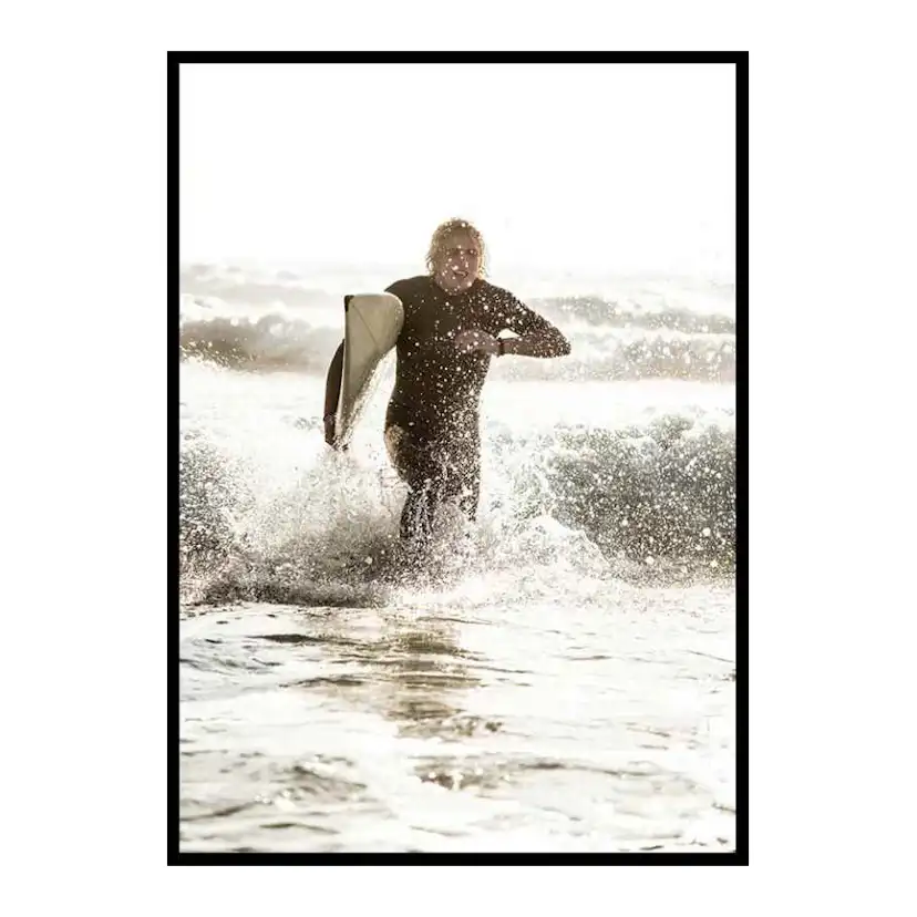 Poster Gallerix Running Surfer