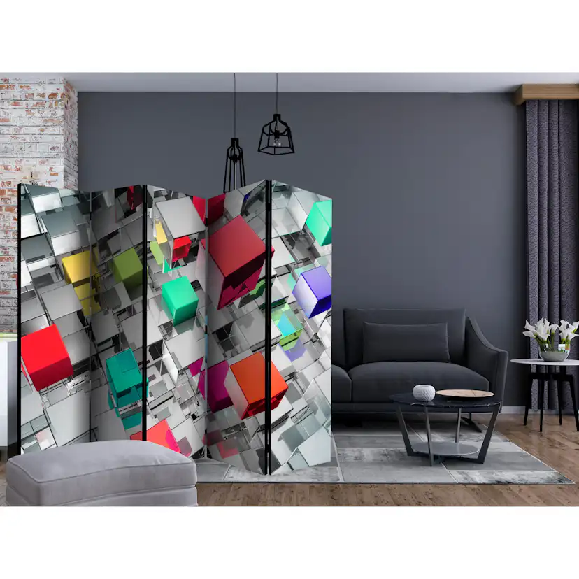 Rumsavdelare Arkiio Colours of Metal II 225x172 cm