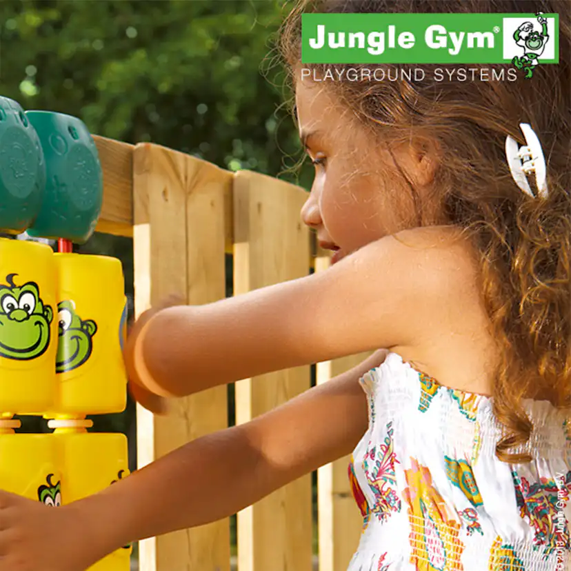 Luffarschack Jungle Gym Tic Tac Toe Tre i Rad för Barn