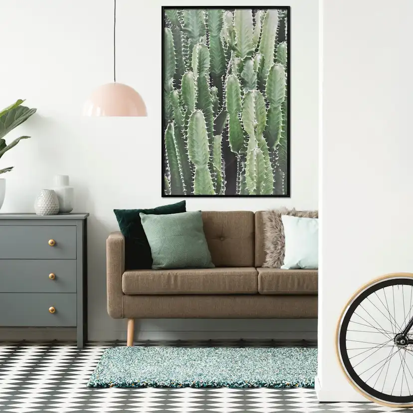 Poster Artgeist Affisch Cactus Garden