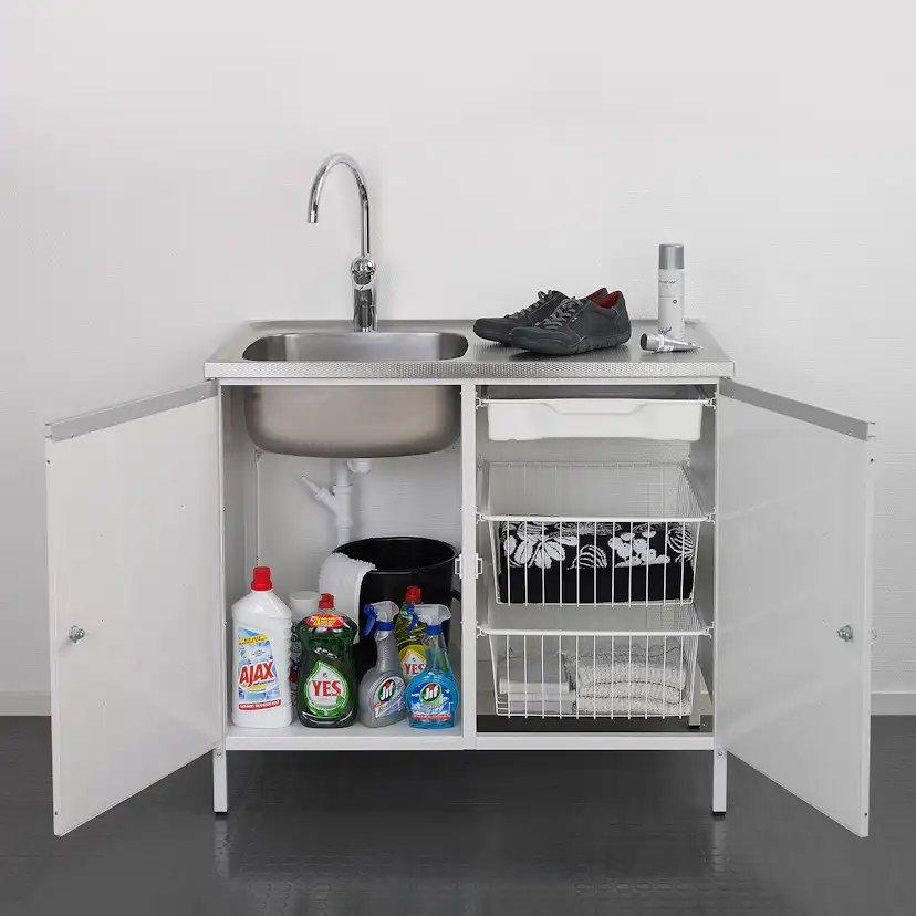 Tvättbänk Contura Steel CABL 10 Vit