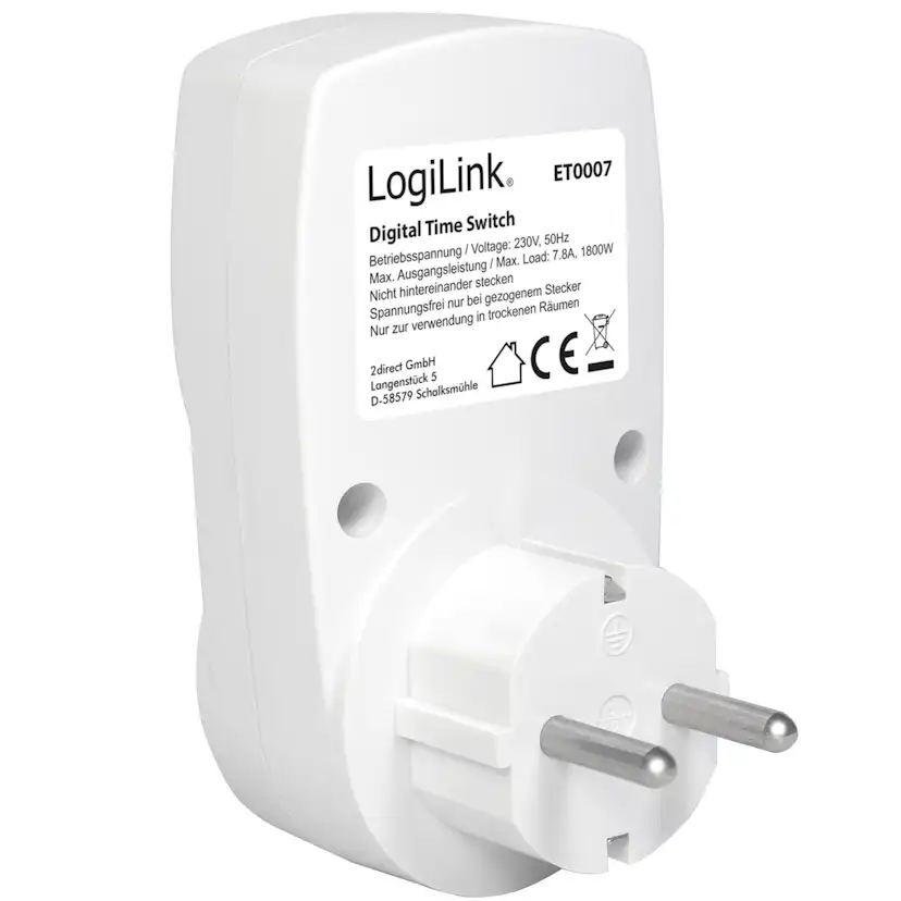 Inomhustimer LogiLink Digital 1800W