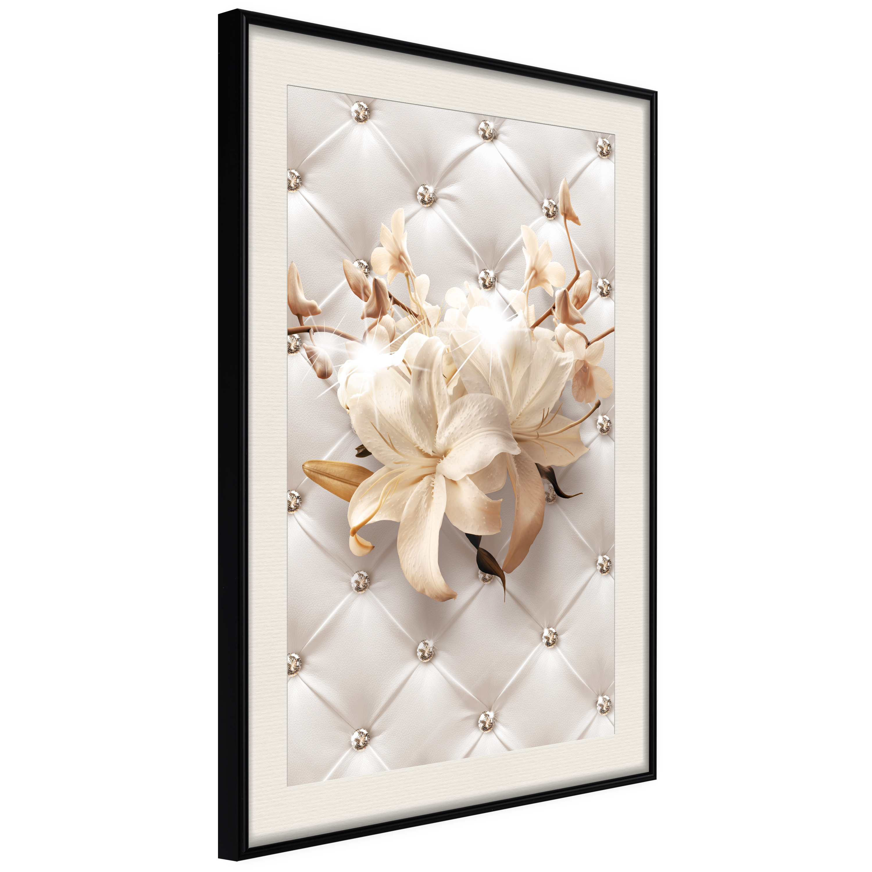 Poster Artgeist Affisch Diamond Lilies