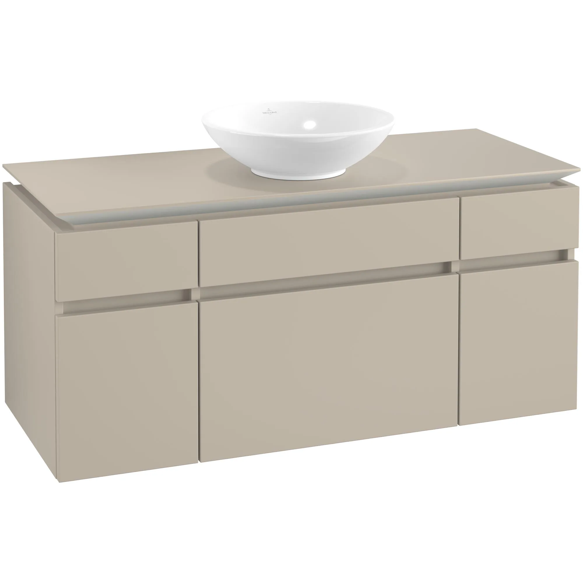 Tvättställsskåp Villeroy & Boch Legato med 5 Lådor för Ytmonterat Tvättställ från Övriga V&B Serier