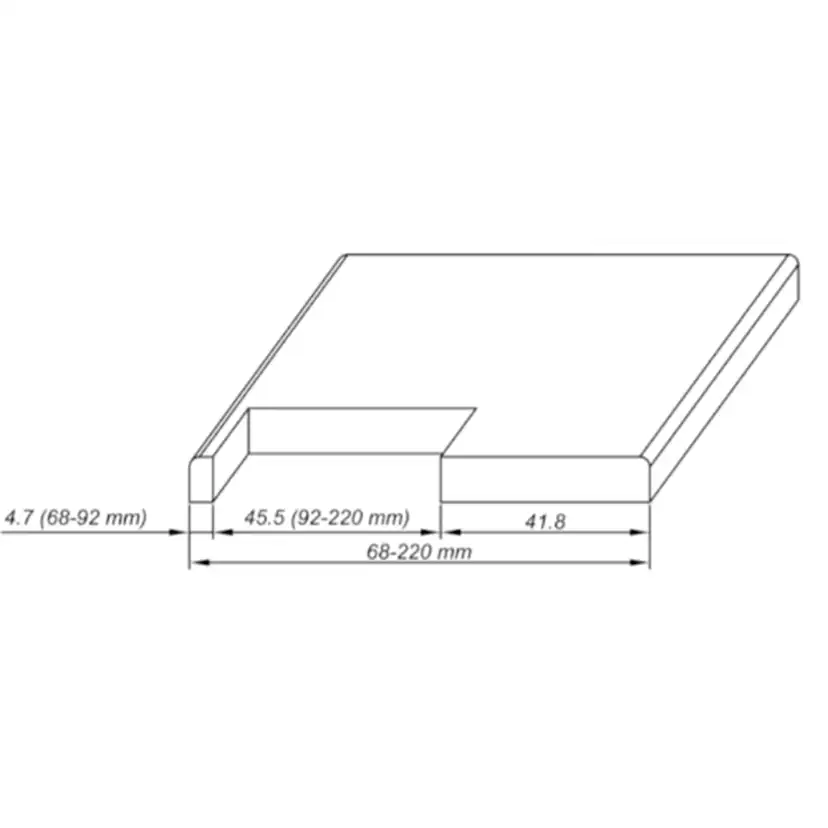 Innerdörrskarm Sveadörren 118mm Extra 10x21 BxH: 100x210 cm, Karmdjup: 118 mm