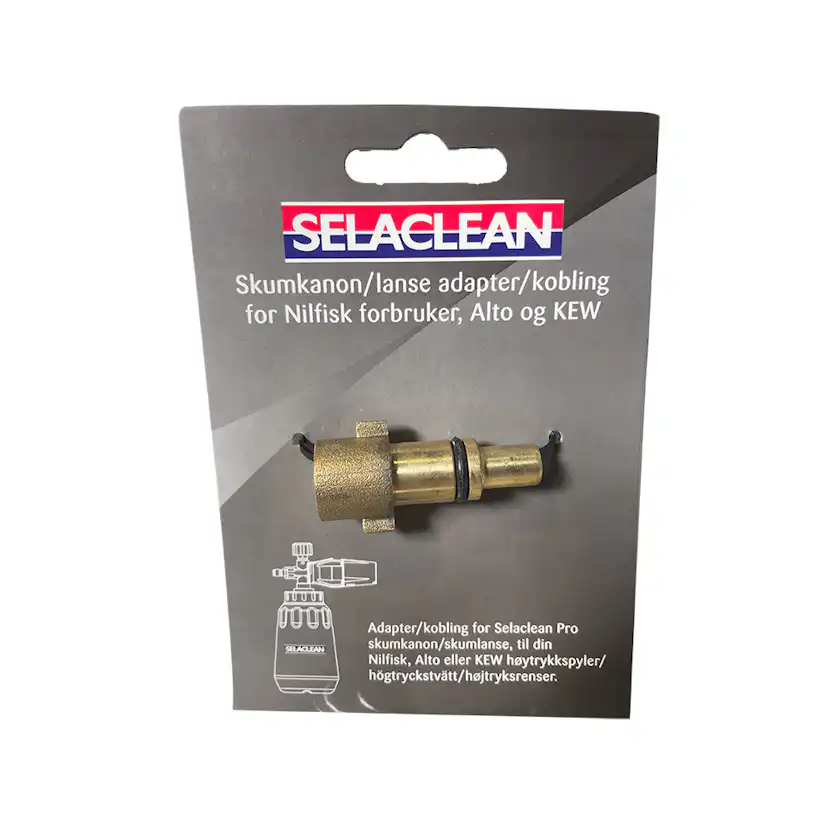 Högtryckskoppling Selaclean För Nilfisk Hobby/KEW/Alto 1/4 tum inv