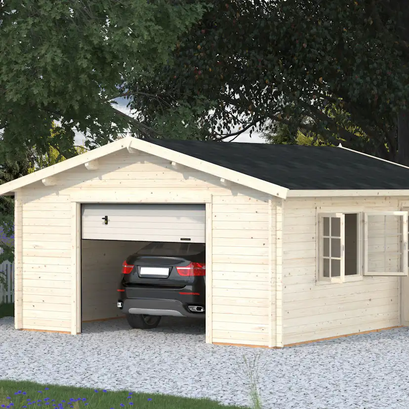 Garage Palmako Roger 23,9 m2 med Takskjutport