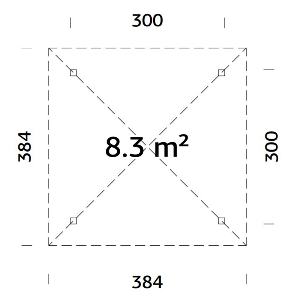 Bianca 8,3 m2 obehandlad Färg: Obehandlad