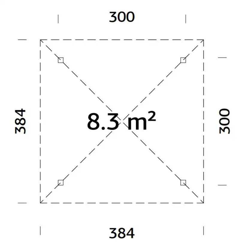 Bianca 8,3 m2 obehandlad Färg: Obehandlad