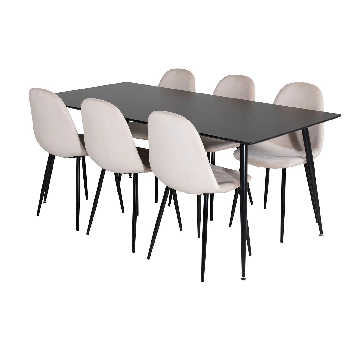 Svart/Beige
