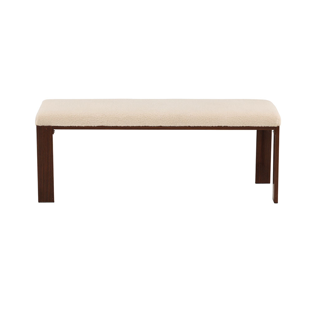 Sittbänk Venture Home Chester Off White Rektangulär Bänk 120cm