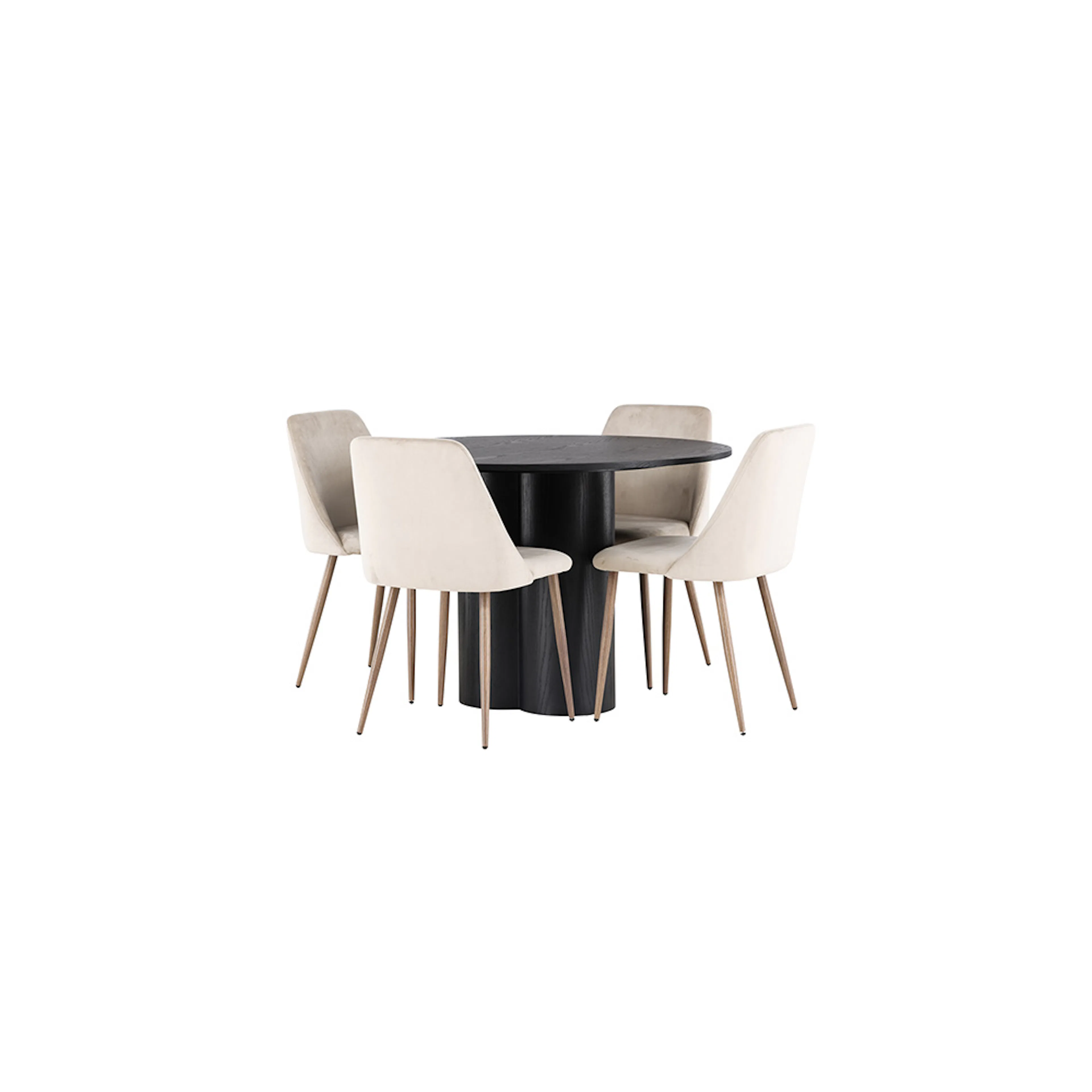 Beige/Svart