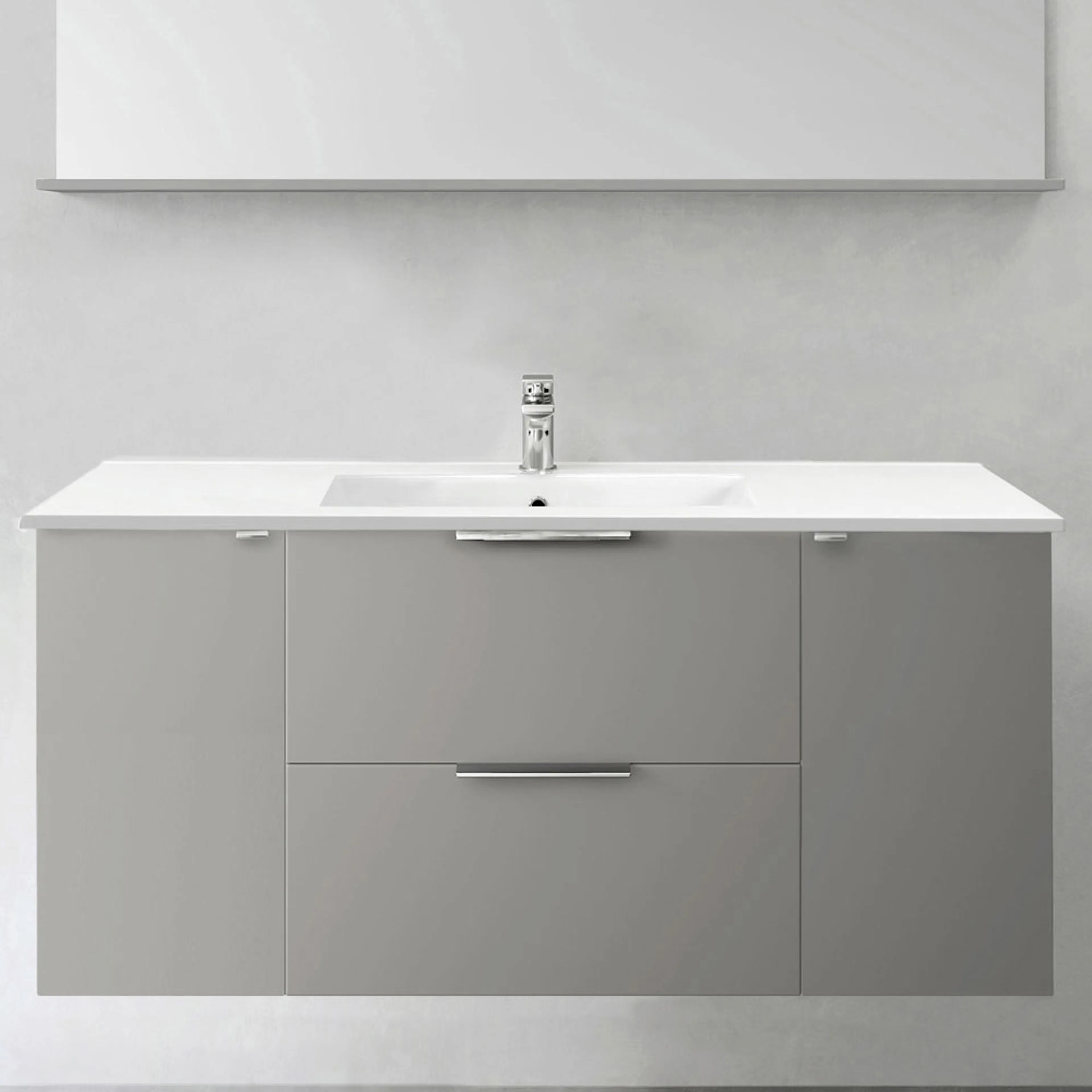 TVÄTTSTÄLLSSKÅP SHAPE 1200C GRÅ MED TVÄTTSTÄLL Grå, B: 1200 mm