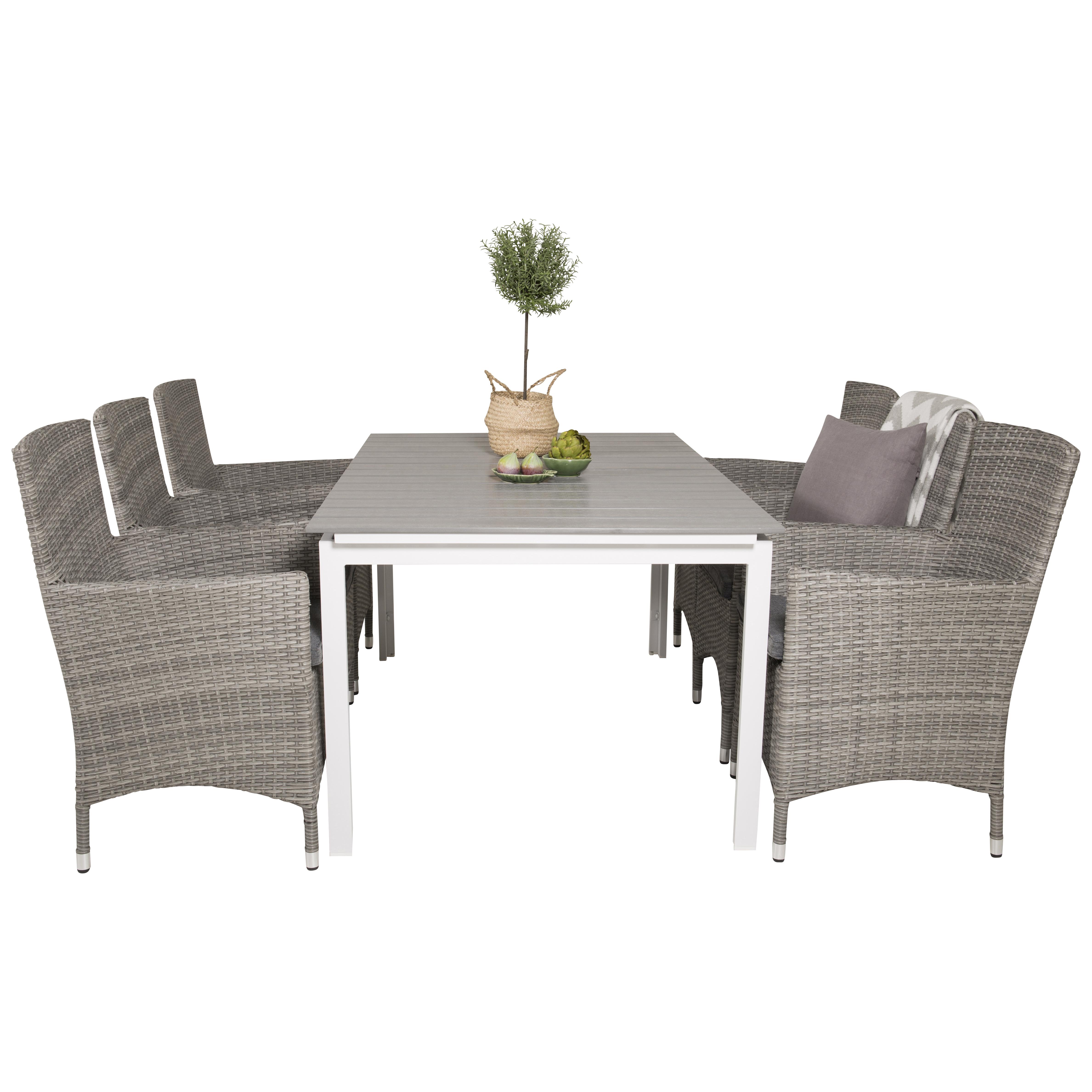 Matgrupp Venture Home Lova 160/240 med 6 Milwa Stolar