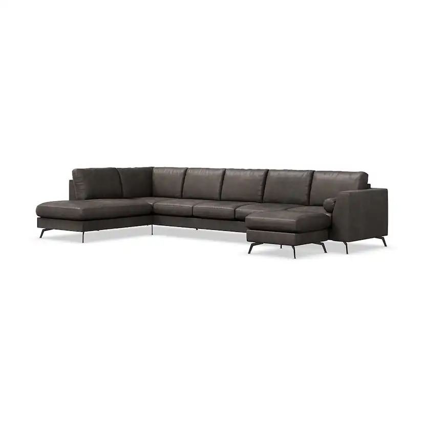 U-soffa Scandinavian Choice Ocean Lyx Läder