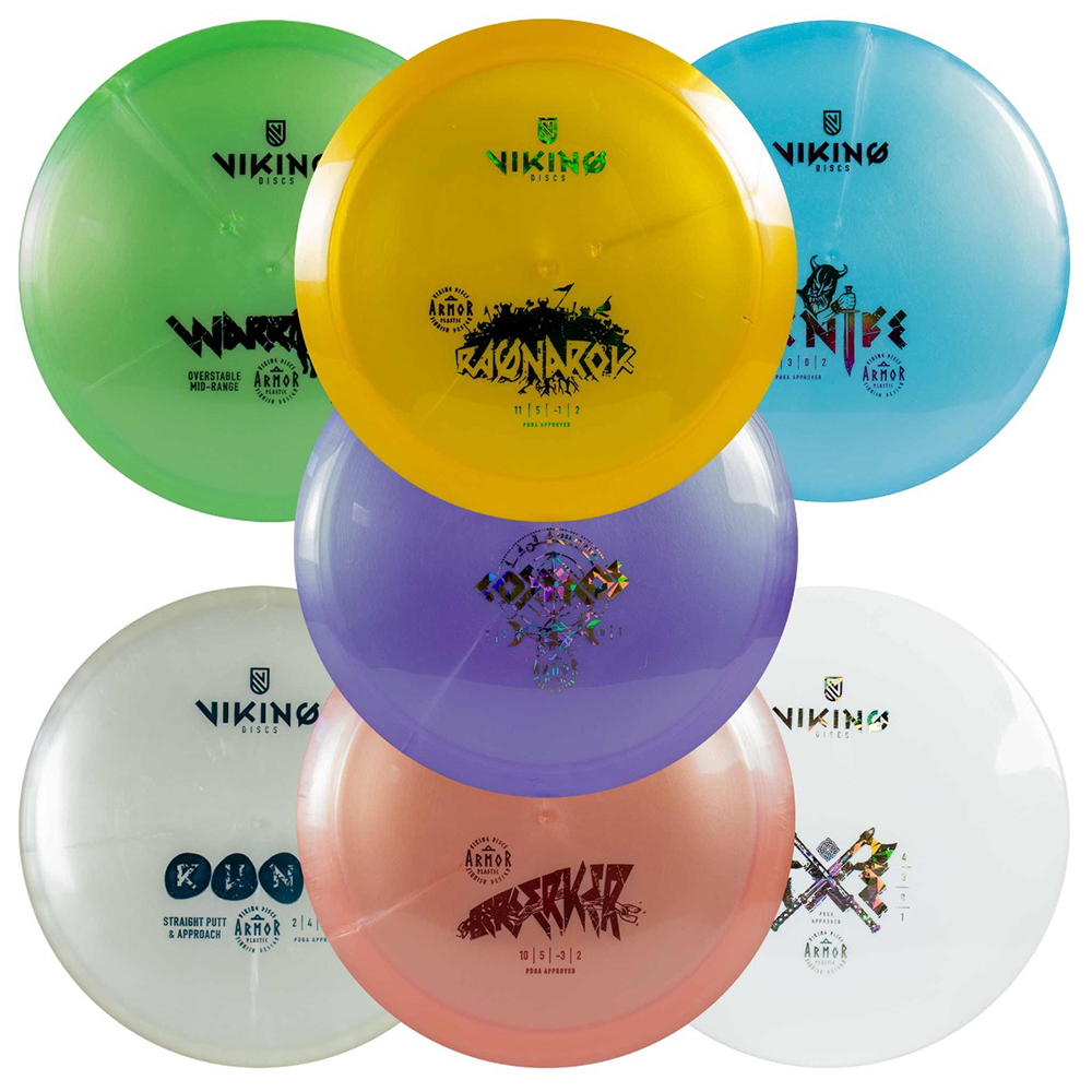 Frisbeegolf Viking Discs Armor Original 8-Disc Set
