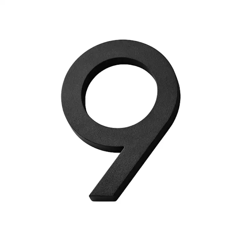 Husnummer Habo Selection Modern Små Svart