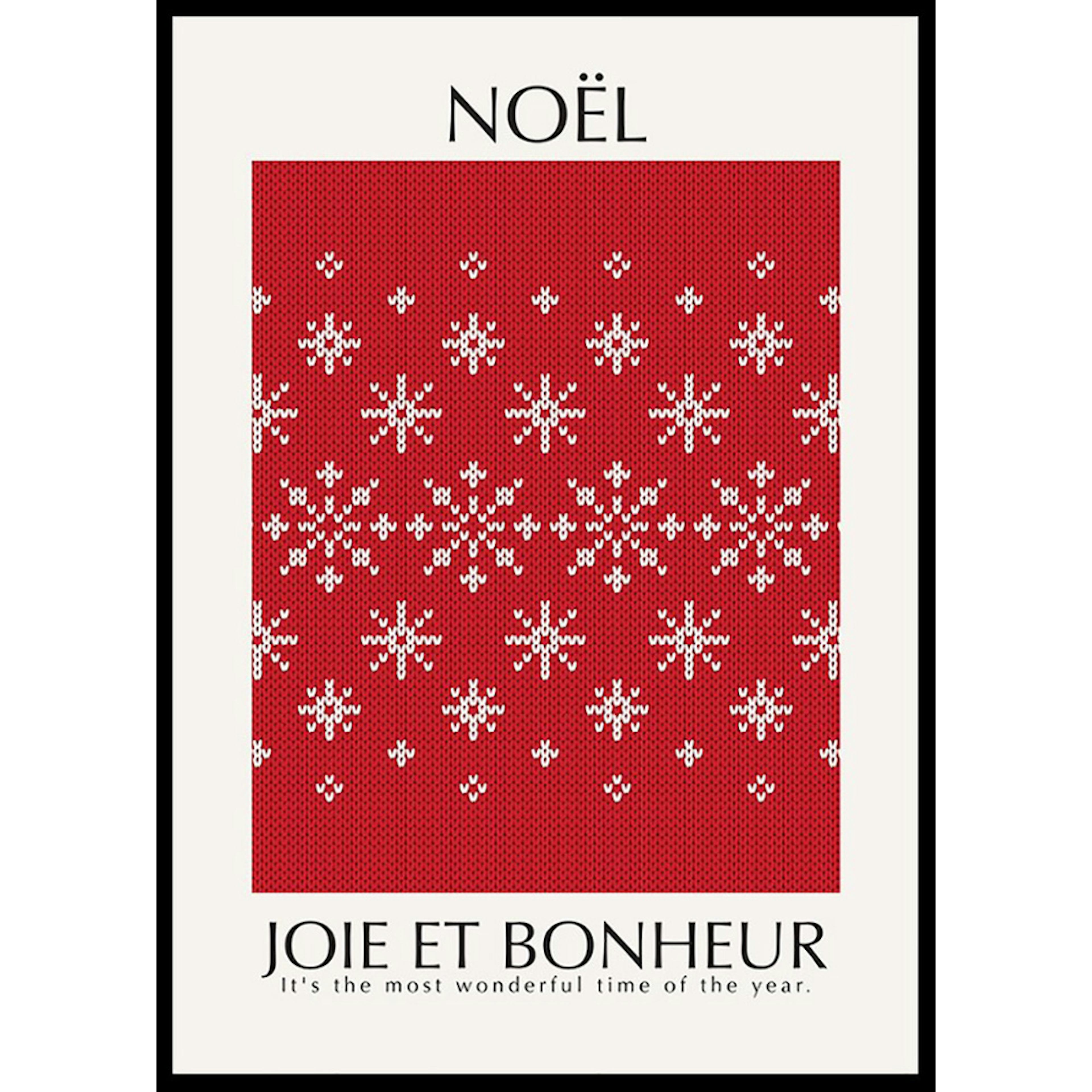 Poster Gallerix Noel Red No2