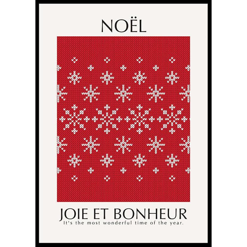 Poster Gallerix Noel Red No2