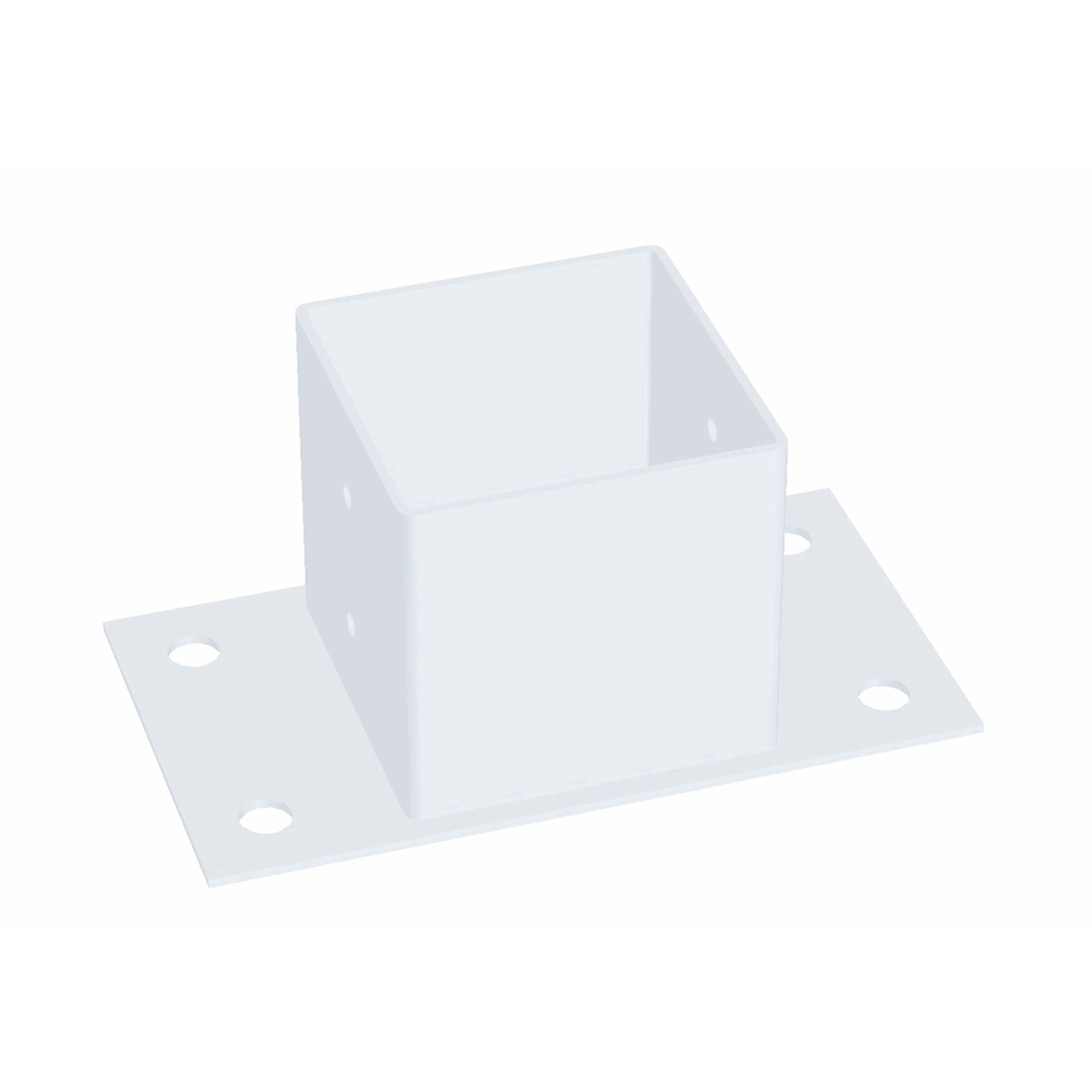 Stolpsko vit 71x71x70 Vit, 71x71x70 mm
