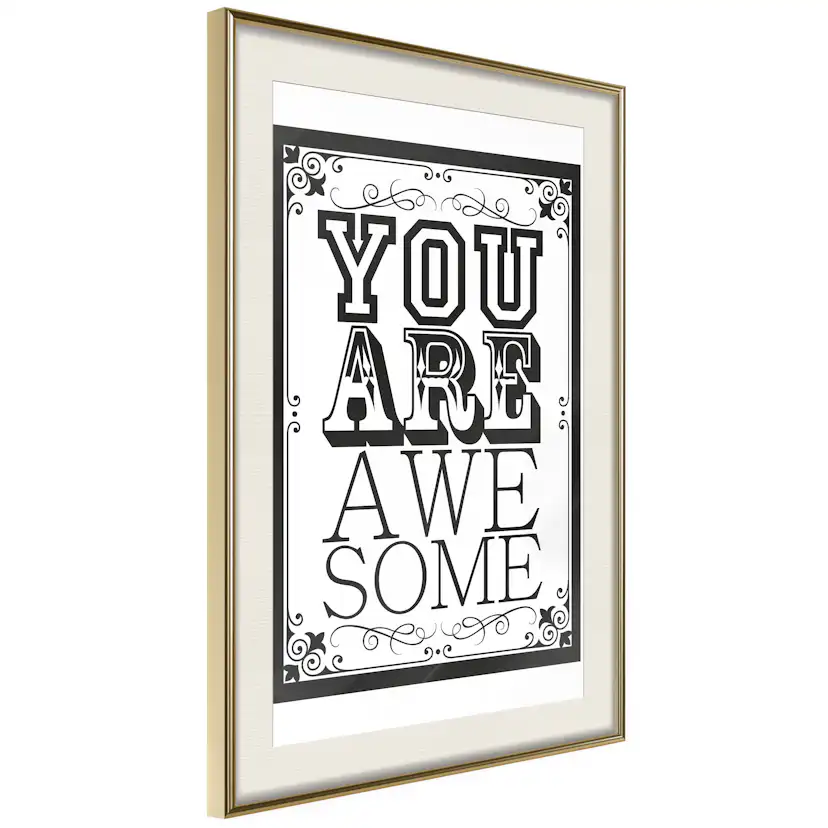 Poster Artgeist Affisch You Are Awesome