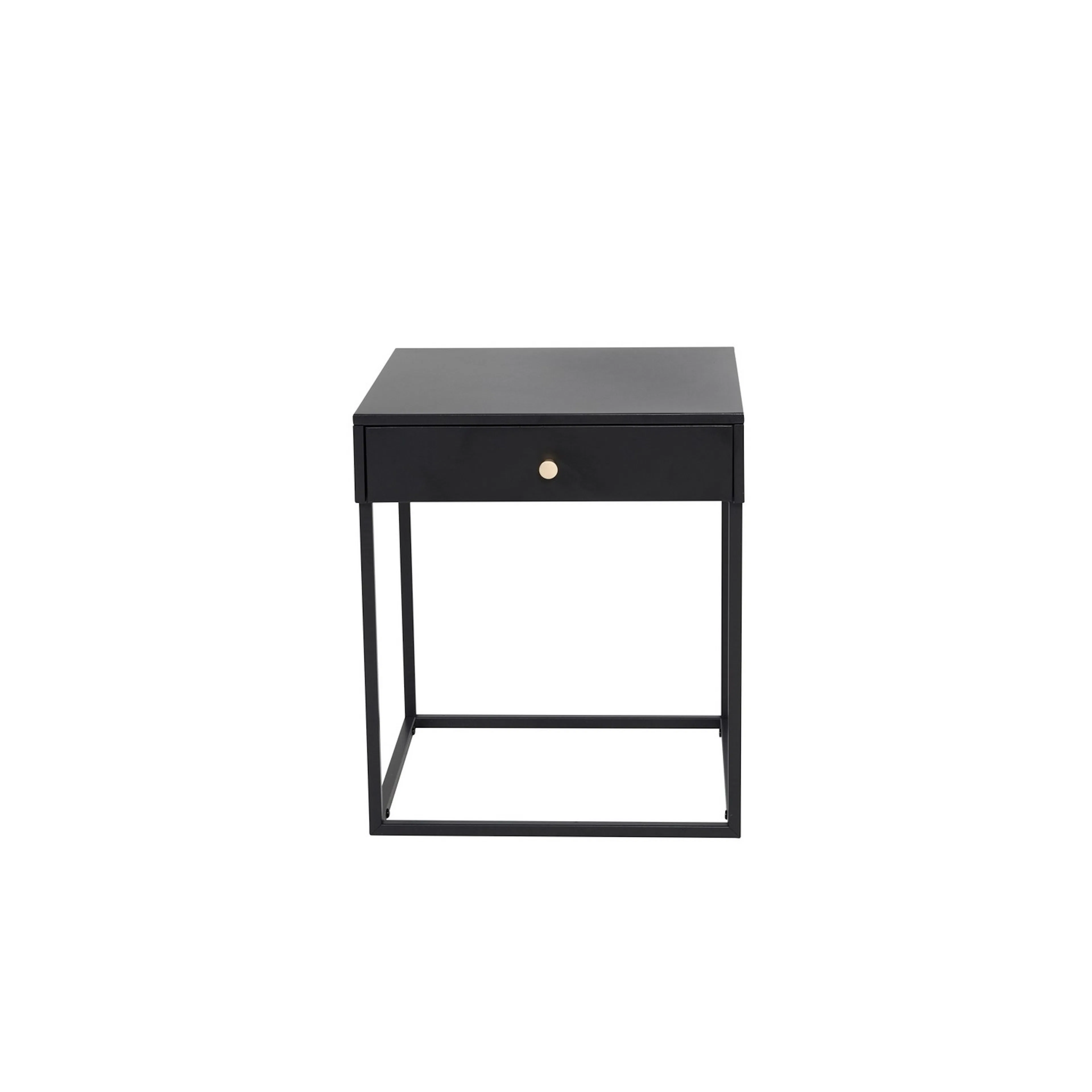 Bakal - Bedside Table - Black Svart