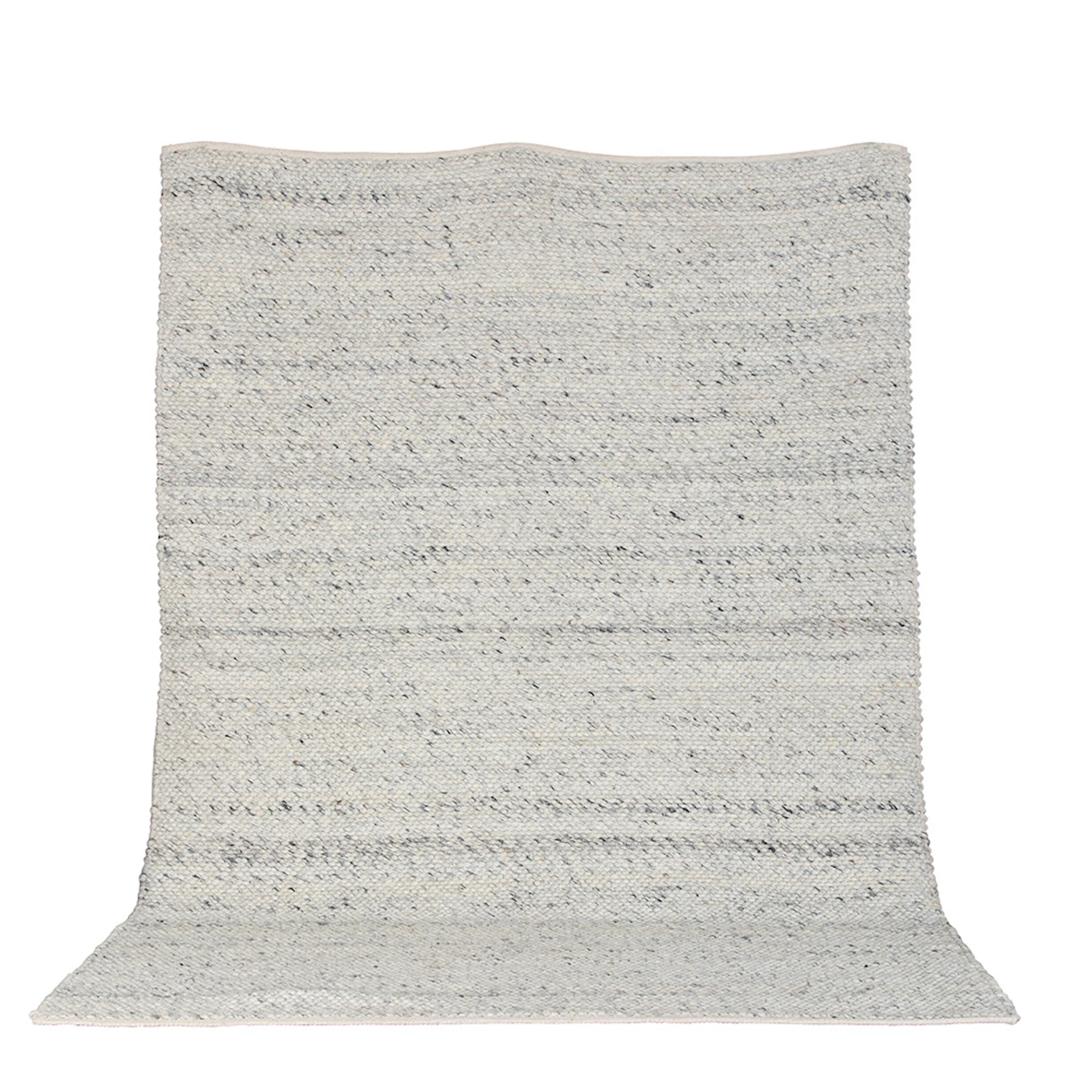 Ganga Wool Carpet 200x300cm Ivory Vit, Mått: 303x201 cm