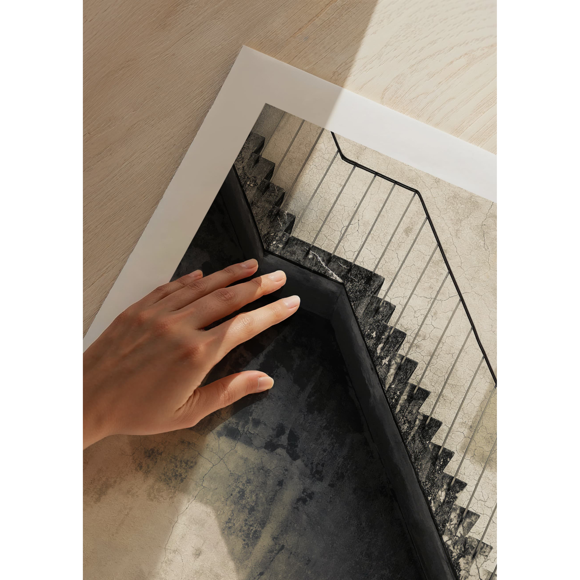 Poster Gallerix Concrete Stairs And Wall