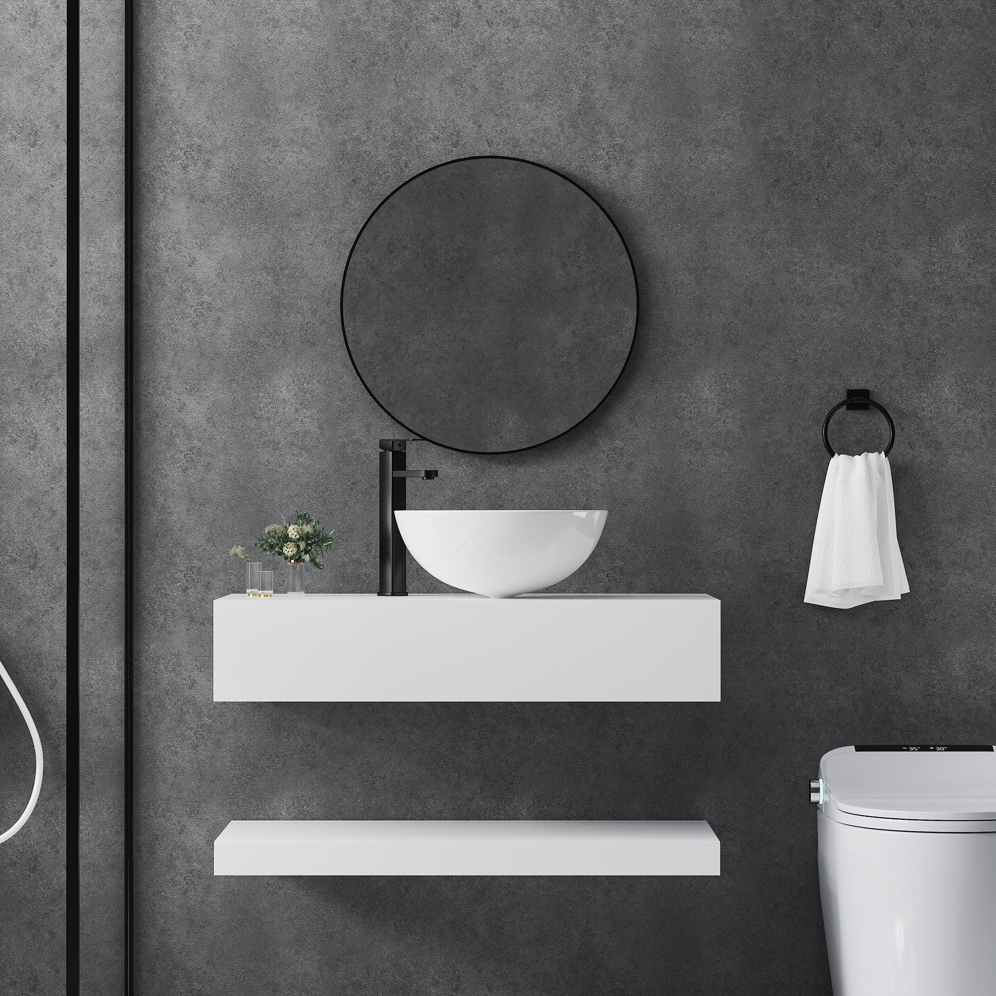 Tvättställ Bathlife Kläm