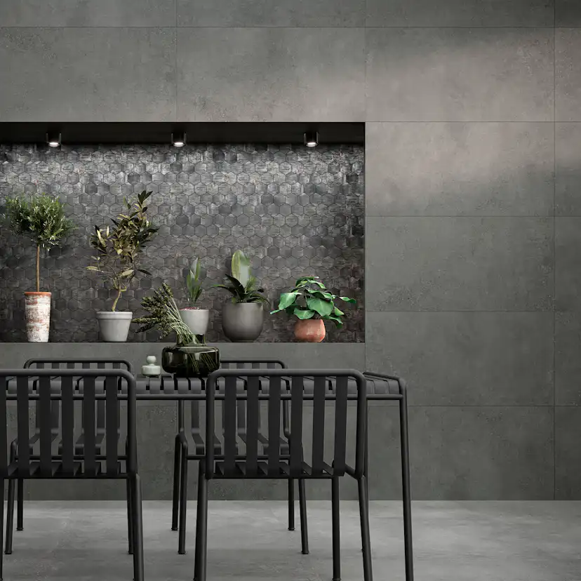 Klinker Tenfors Intergra Graphite 60x60 cm