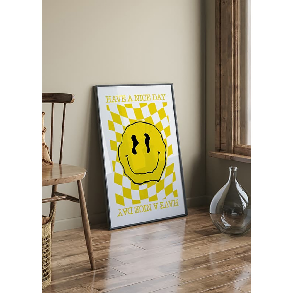 Poster Gallerix Smiley Yellow