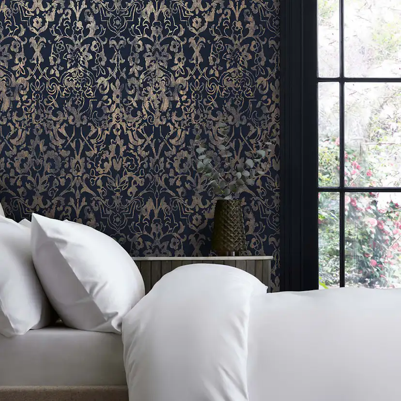 Tapet NEXT Majestic Damask Navy