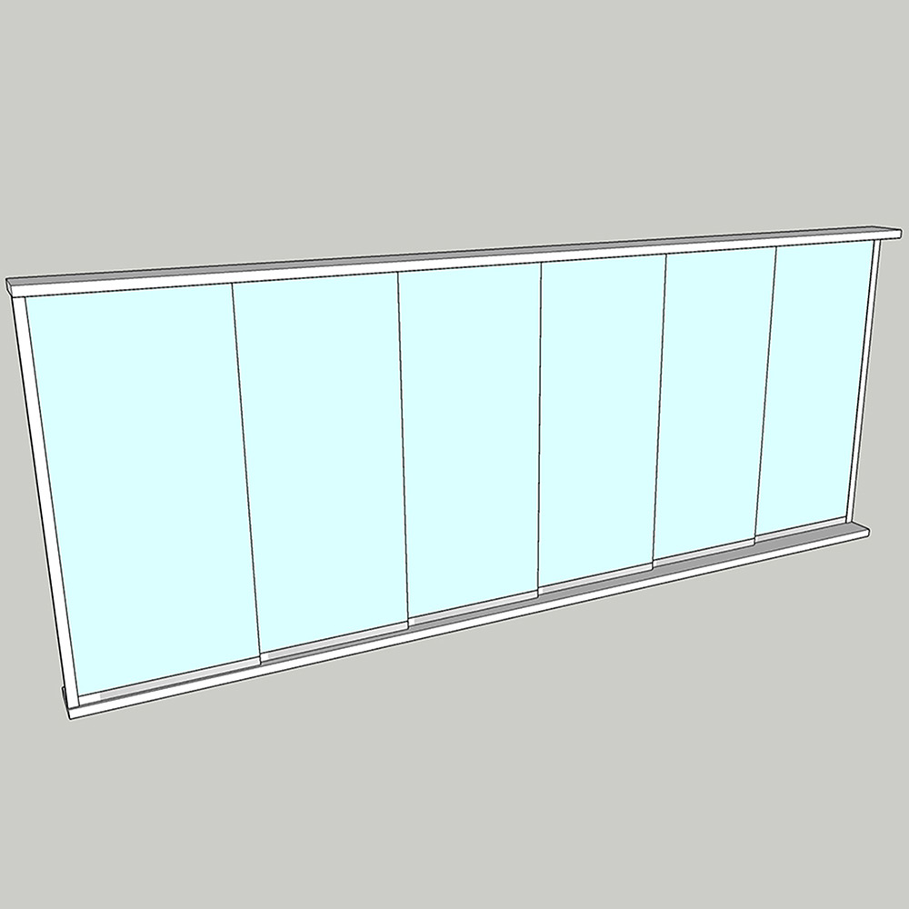Vikparti Allvy Sunroom s75 3-Glas 6-Delad