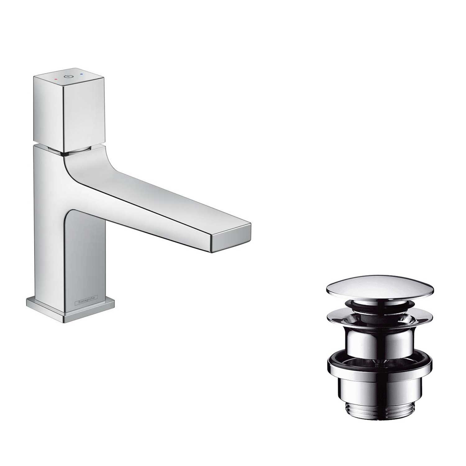 Tvättställsblandare Hansgrohe Metropol Select 100 CoolStart Push-Open