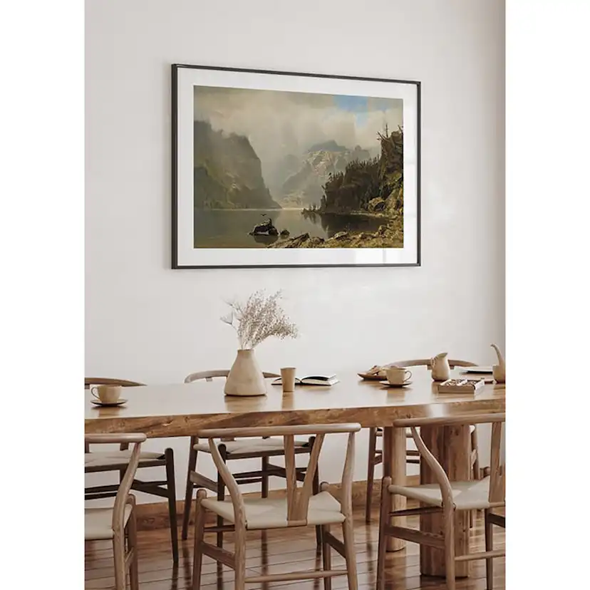 Poster Gallerix Western Landscape By Albert Bierstadt