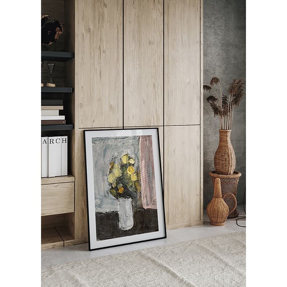 Poster Gallerix Opstilling Med Gule Blomster By Immanuel Ibsen