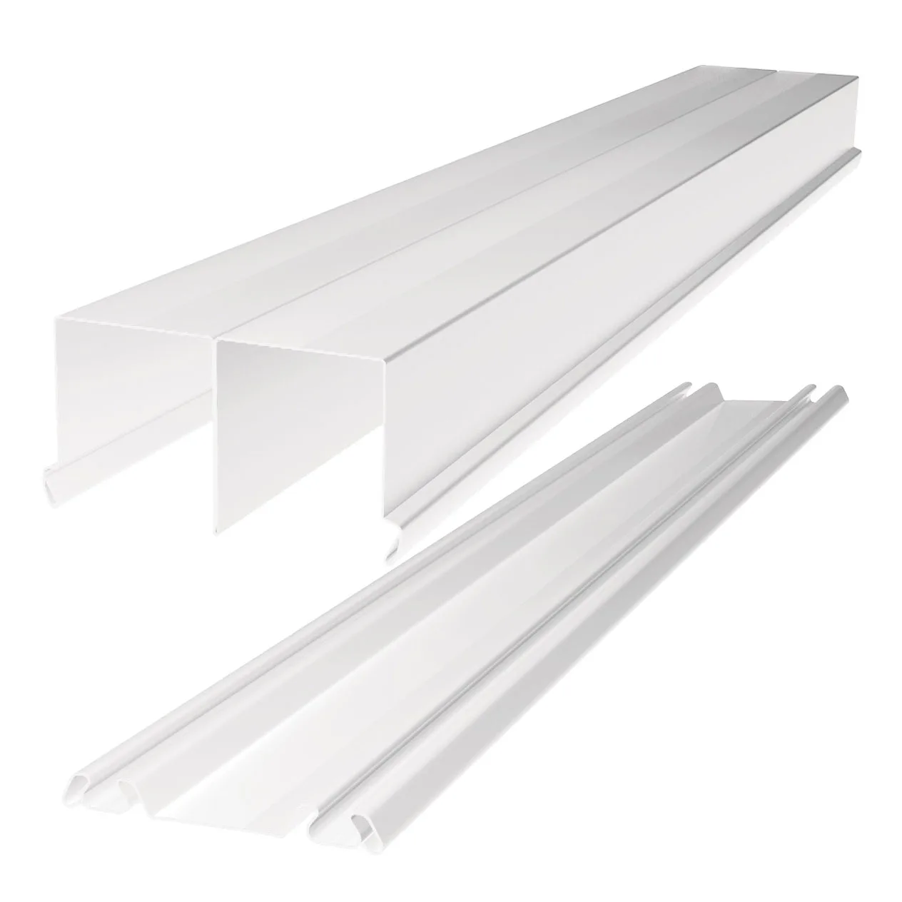 Tak och golvskena Nordic vit 1803 Längd: 1803 mm