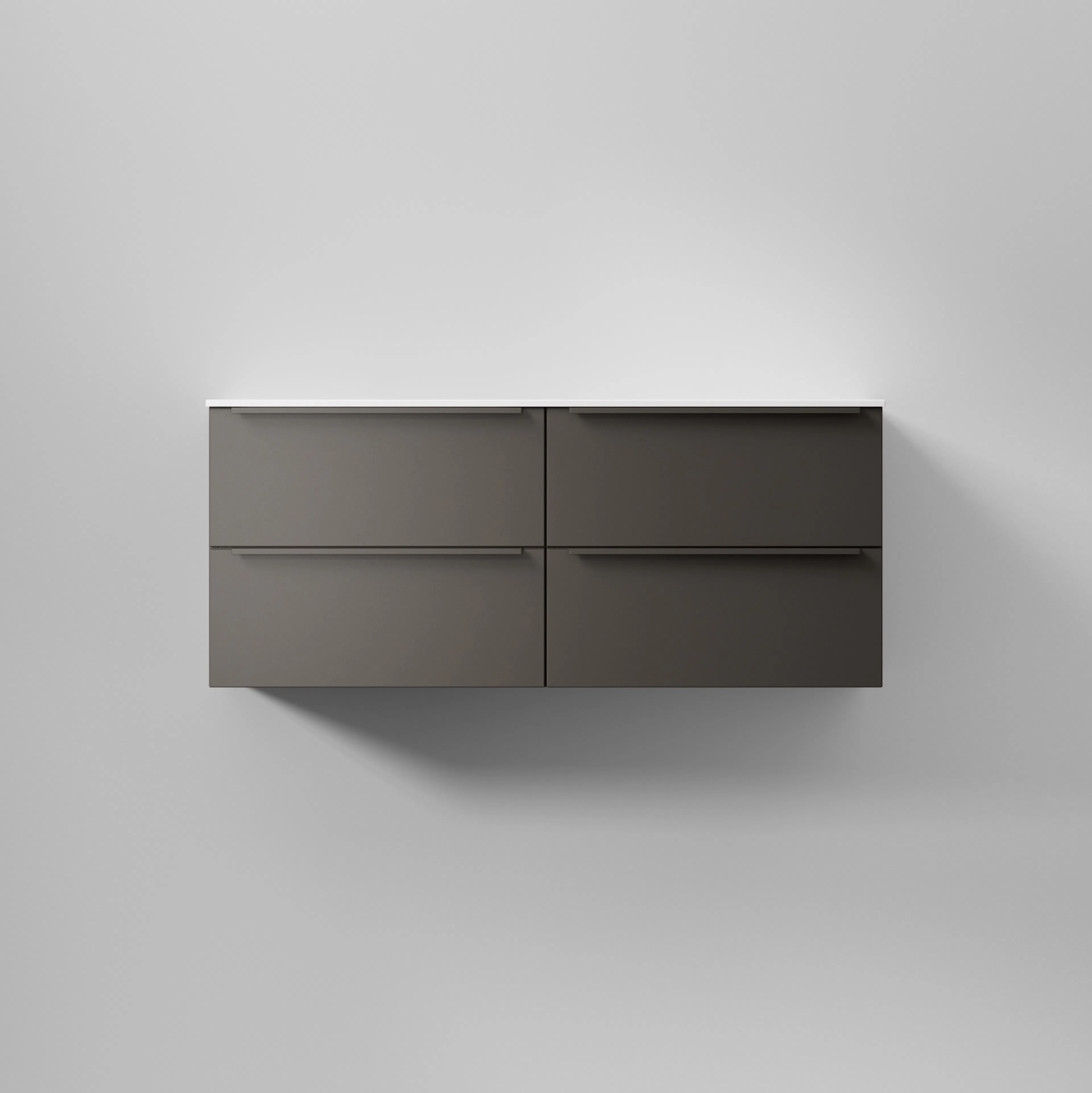 Kommod Core Avant 120 D Carbon Grey, 4 Lådor Carbon Grey, 1200x454x500 mm