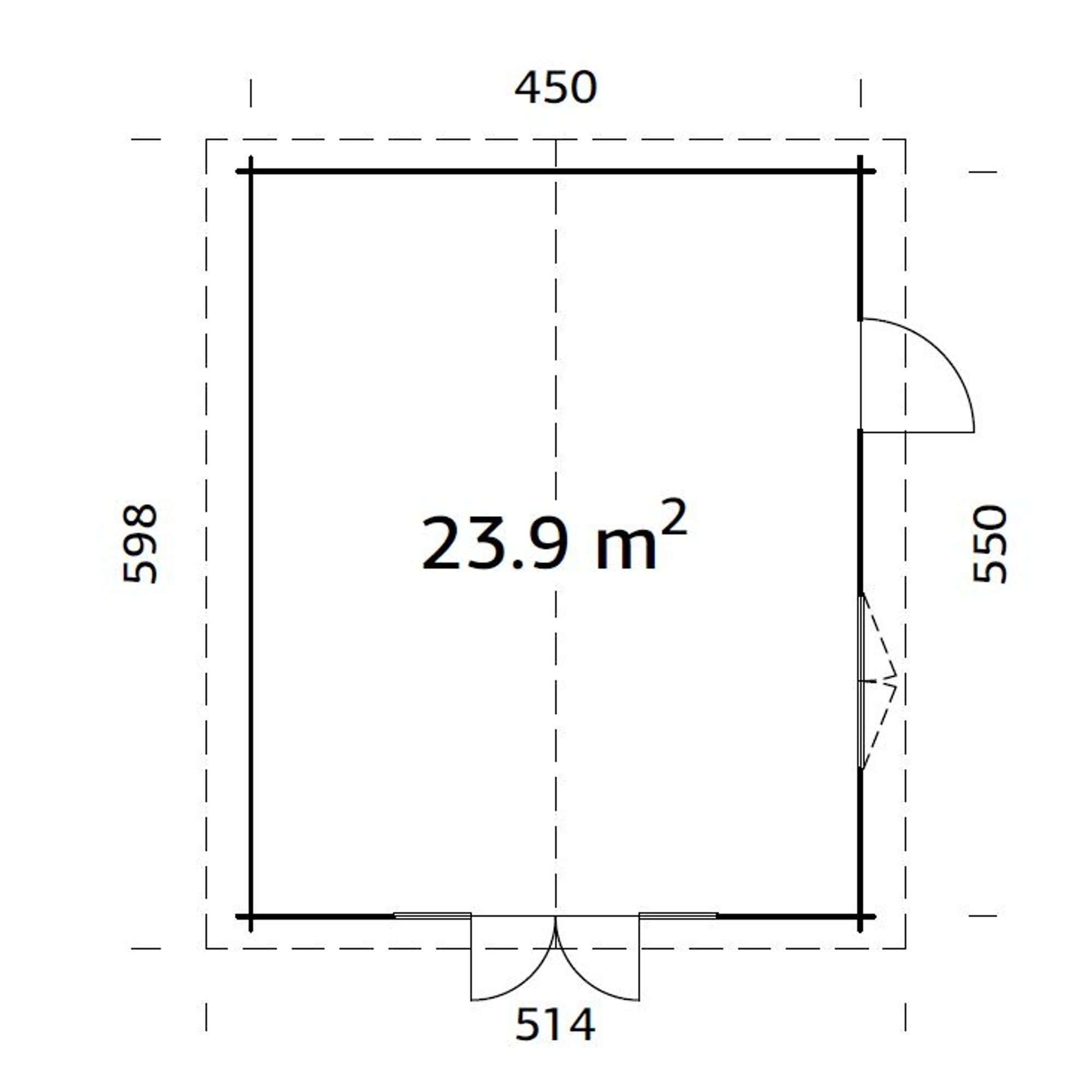 Stuga Palmako Irene 24,8 m2